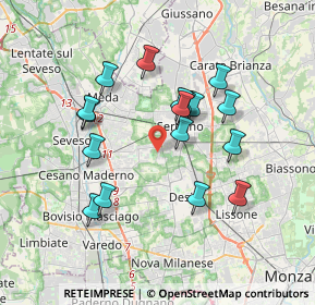 Mappa Via Ferrante Aporti, 20831 Seregno MB, Italia (3.24588)