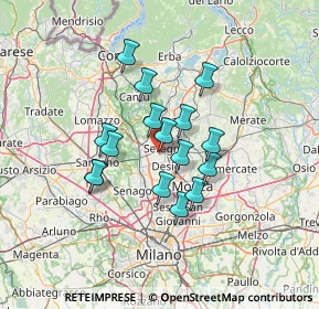 Mappa Via Ferrante Aporti, 20831 Seregno MB, Italia (10.3225)