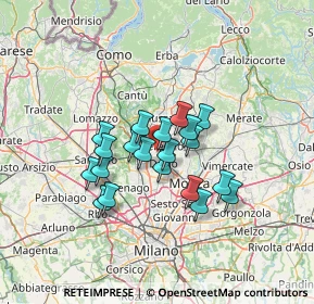 Mappa Via Ferrante Aporti, 20831 Seregno MB, Italia (10.0195)