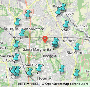 Mappa Via Thomas Alva Edison, 20845 Macherio MB, Italia (2.67895)