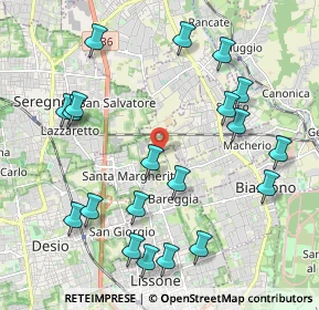Mappa Via Thomas Alva Edison, 20845 Macherio MB, Italia (2.334)