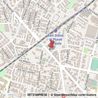 Mappa Via Venezia, 5/7, 30027 San Donà di Piave, Venezia (Veneto)