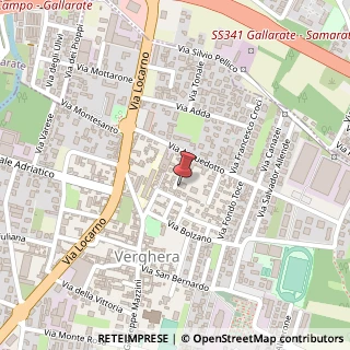 Mappa Via Acquedotto, 58, 21017 Samarate, Varese (Lombardia)