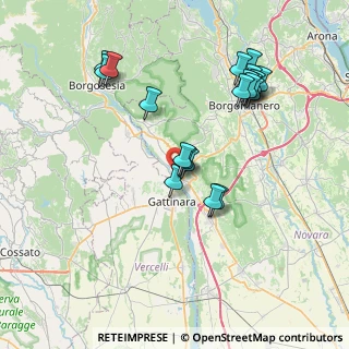 Mappa Via Monte Cervino, 28078 Romagnano Sesia NO, Italia (7.7205)