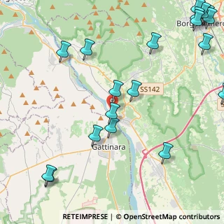 Mappa Via Monte Cervino, 28078 Romagnano Sesia NO, Italia (6.301)