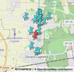 Mappa Via Francesco Petrarca, 20815 Cogliate MB, Italia (0.7345)