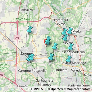 Mappa Via Aldo Moro, 20815 Cogliate MB, Italia (3.26846)