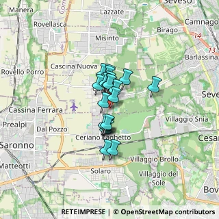 Mappa Via Aldo Moro, 20815 Cogliate MB, Italia (0.9505)