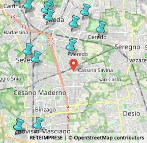 Mappa 20031 Seveso MB, Italia (3.1)