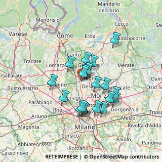 Mappa Via Cristoforo Colombo, 20031 Seveso MB, Italia (11.465)