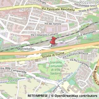 Mappa Via di Montebello, 5, 34139 Trieste, Trieste (Friuli-Venezia Giulia)