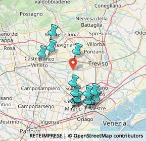 Mappa Via Alcide De Gasperi, 31050 Badoere TV, Italia (14.09429)