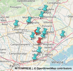 Mappa Via Alcide De Gasperi, 31050 Badoere TV, Italia (12.60083)