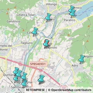 Mappa Via XXV Aprile, 25031 Capriolo BS, Italia (3.05286)