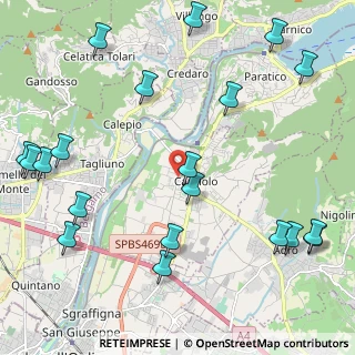 Mappa Via XXV Aprile, 25031 Capriolo BS, Italia (2.8555)