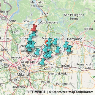Mappa Str. per Sulbiate Superiore, 20886 Aicurzio MB, Italia (11.0575)