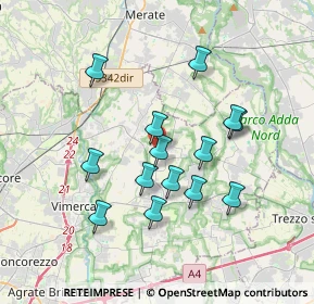 Mappa Str. per Sulbiate Superiore, 20886 Aicurzio MB, Italia (3.20286)