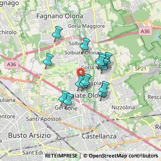 Mappa Via F. Corridoni, 21057 Olgiate Olona VA, Italia (1.33)