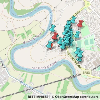 Mappa Via Cima XI, 30027 San Donà di Piave VE, Italia (0.41034)