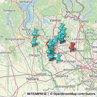 Mappa Via Rogorazza, 21010 Cardano Al Campo VA, Italia (9.1705)