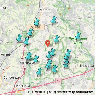 Mappa Strada per Brentana, 20886 Aicurzio MB, Italia (4.102)