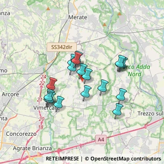 Mappa Strada per Brentana, 20886 Aicurzio MB, Italia (3.03111)