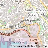 Mapa Trieste