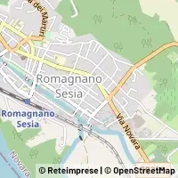 Kort Romagnano Sesia