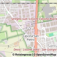 Mapa Lissone