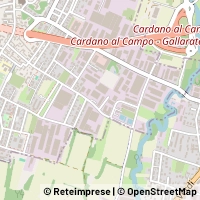 Mapa Cardano al Campo