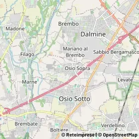 Mappa Osio Sopra