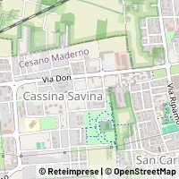 Mapa Cesano Maderno