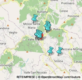 Mappa Via Bacconengo, 13825 Valdilana BI, Italia (0.99727)