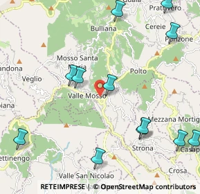 Mappa Via Bacconengo, 13825 Valdilana BI, Italia (2.64333)