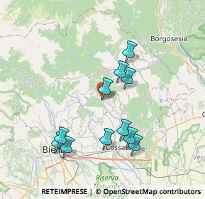 Mappa Via Bacconengo, 13825 Valdilana BI, Italia (7.08455)