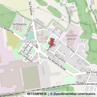 Mappa Via Marche, 8, 20811 Cesano Maderno, Monza e Brianza (Lombardia)
