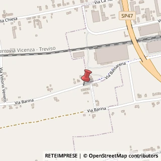Mappa Via Barina, 104, 35014 Fontaniva, Padova (Veneto)