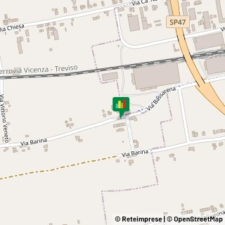 Mappa Via Barina, 104, 35014 Fontaniva, Padova (Veneto)