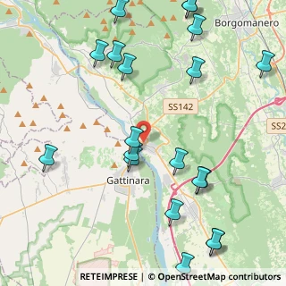 Mappa Via Caccia Ministro, 28078 Romagnano Sesia NO, Italia (5.429)