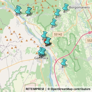 Mappa Via Caccia Ministro, 28078 Romagnano Sesia NO, Italia (3.8025)