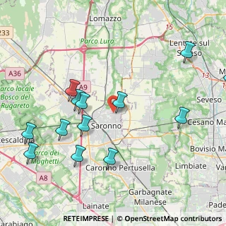 Mappa Via Stoppani Antonio, 21047 Saronno VA, Italia (4.72538)