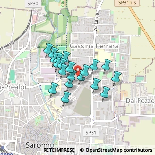 Mappa Via Stoppani Antonio, 21047 Saronno VA, Italia (0.3105)