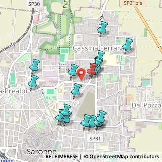 Mappa Via Stoppani Antonio, 21047 Saronno VA, Italia (0.492)