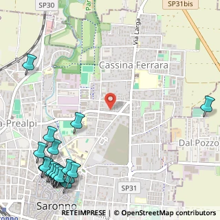 Mappa Via Stoppani Antonio, 21047 Saronno VA, Italia (0.8655)