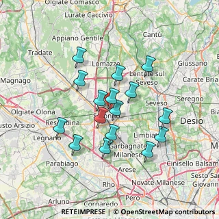 Mappa Via Stoppani Antonio, 21047 Saronno VA, Italia (6.0525)