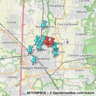 Mappa Via Stoppani Antonio, 21047 Saronno VA, Italia (1.03455)