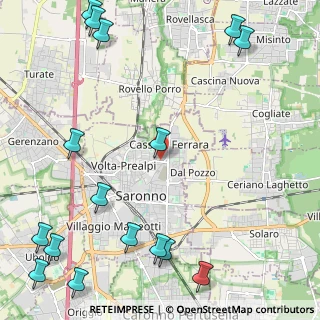 Mappa Via Stoppani Antonio, 21047 Saronno VA, Italia (3.2875)