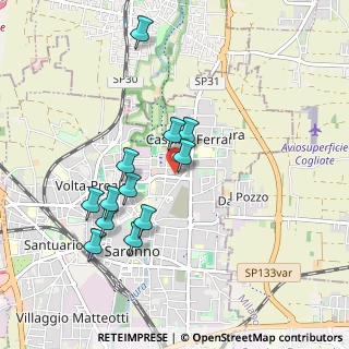 Mappa Via Stoppani Antonio, 21047 Saronno VA, Italia (0.885)