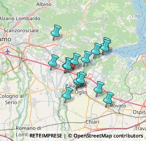 Mappa Via Giuseppe Nicolai, 24064 Grumello del Monte BG, Italia (5.032)