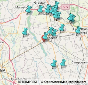 Mappa Via Croce Benedetto, 35014 Fontaniva PD, Italia (8.665)